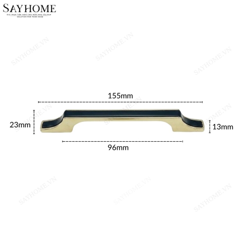 Tay nắm tủ hiện đại màu đen vàng gold SH56DV32 tại thành phố Hồ Chí Minh