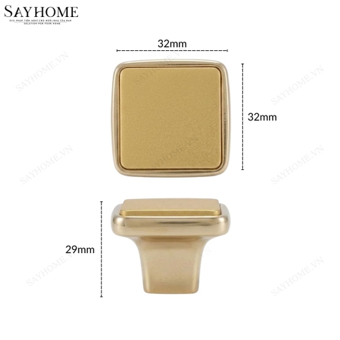 Tay nắm tủ hiện đại màu vàng gold SH56V32 tại thành phố Hồ Chí Minh