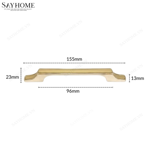 Tay nắm tủ hiện đại màu vàng gold SH56V32 tại thành phố Hồ Chí Minh