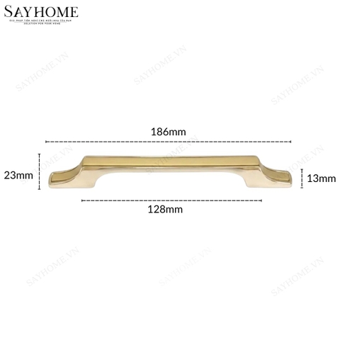 Tay nắm tủ hiện đại màu vàng gold SH56V32 tại thành phố Hồ Chí Minh