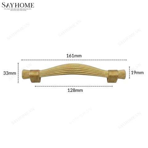 Tay nắm tủ tân cổ điển vintage màu vàng SH8001 tại thành phố Hồ Chí Minh