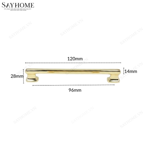 Tay nắm tủ hiện đại màu vàng gold SH8041