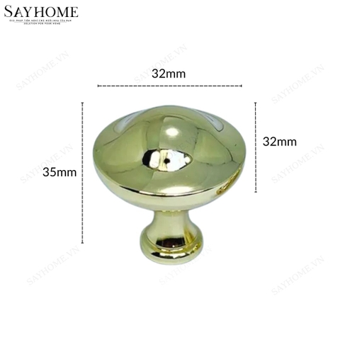 Núm tủ hiện đại màu vàng gold SH8067 tại thành phố Hồ Chí Minh