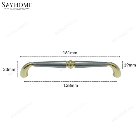 Tay nắm tủ hiện đại màu bạc vàng SH8295 tại thành phố Hồ Chí Minh