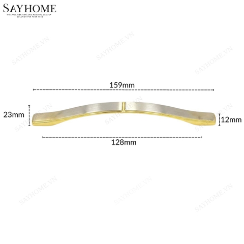 Tay nắm tủ tân cổ điển màu vàng gold bạc SH8337 tại thành phố Hồ Chí Minh