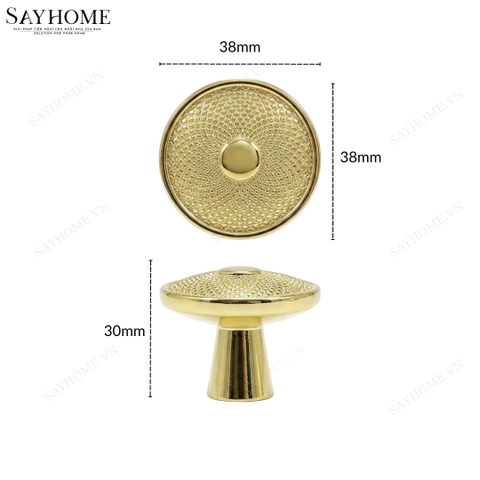 Núm tủ hiện đại màu vàng gold SH8608 tại thành phố Hồ Chí Minh