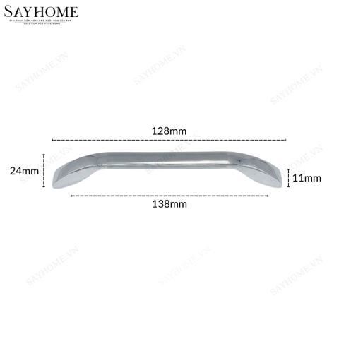 Tay nắm tủ hiện đại màu inox SH8844 tại thành phố Hồ Chí Minh