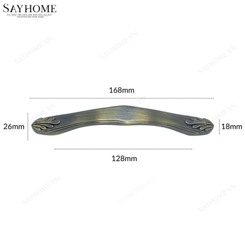 Tay nắm tủ tân cổ điển vintage màu đồng SH88D45 tại thành phố Hồ Chí Minh