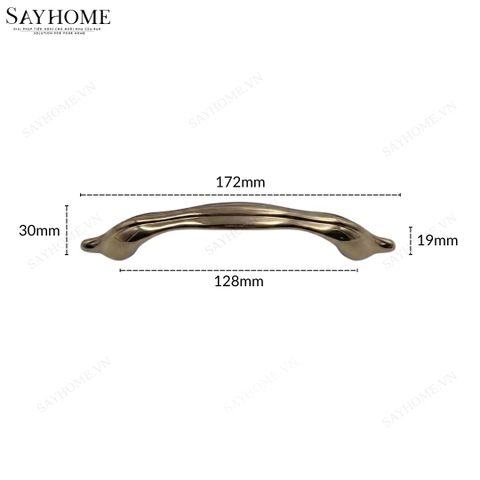 Tay nắm tủ tân cổ điển Vintage đồng SH8869