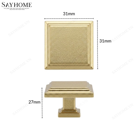 Núm tủ hiện đại màu vàng gold SH8881 tại thành phố Hồ Chí Minh