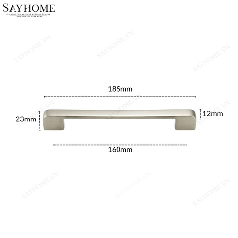 Tay nắm tủ hiện đại màu bạc SH8882 tại thành phố Hồ Chí Minh