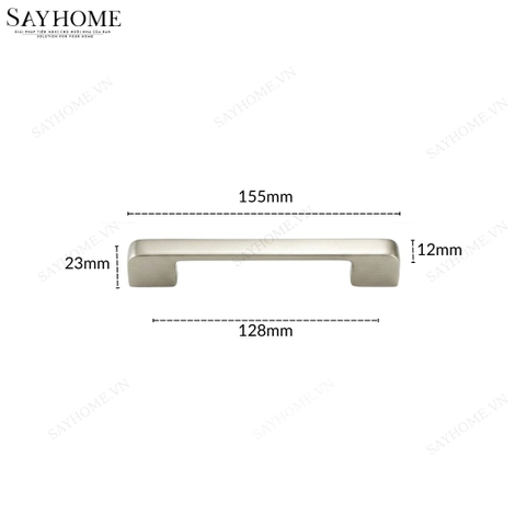 Tay nắm tủ hiện đại màu bạc SH8882 tại thành phố Hồ Chí Minh
