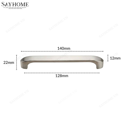 Tay nắm tủ hiện đại màu bạc SH8911 tại thành phố Hồ Chí Minh