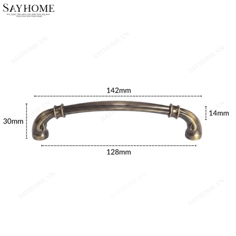 Tay nắm tủ tân cổ điển vintage màu đồng SH8931 tại thành phố Hồ Chí Minh