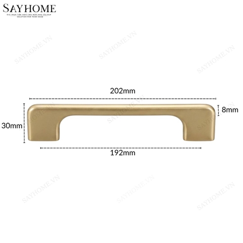Tay nắm tủ hiện đại màu vàng gold SH8956