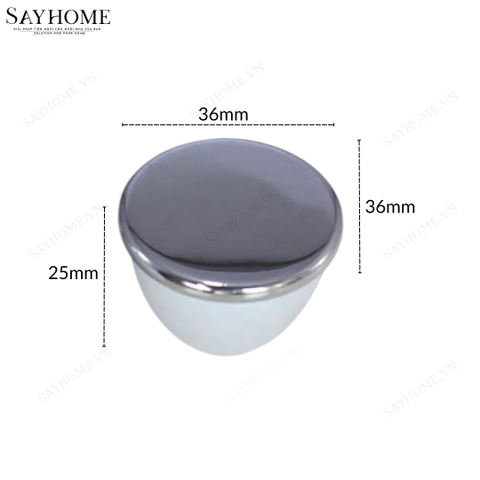 Núm tủ hiện đại màu xanh đen và vàng bóng, trắng và vàng bóng, trắng kết hợp crom bóng SH8976 tại thành phố Hồ Chí Minh
