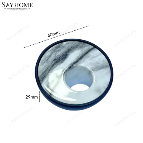 Tay nắm tủ tân cổ điển Vintage màu đen khảm đá trắng SH89D82 tại thành phố Hồ Chí Minh