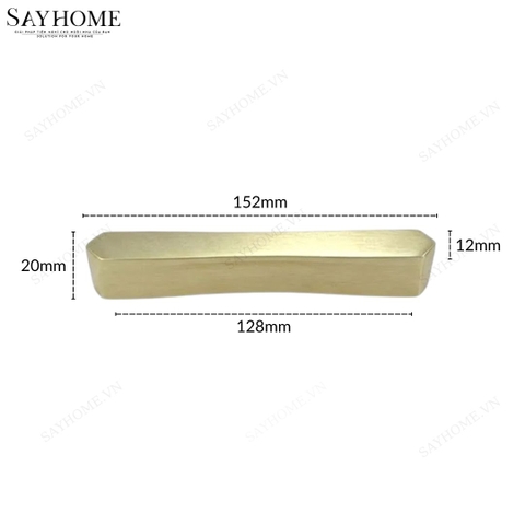 Tay nắm tủ hiện đại màu vàng gold SH89V86 tại thành phố Hồ Chí Minh