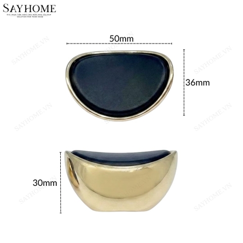 Núm tủ hiện đại màu đen vàng SH8990 tại thành phố Hồ Chí Minh