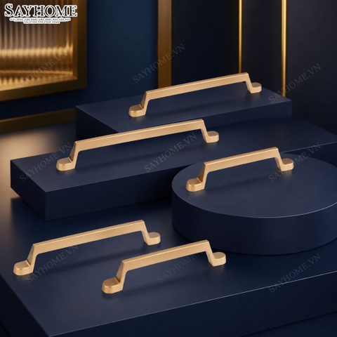 Tay nắm tủ hiện đại màu vàng gold SH9223