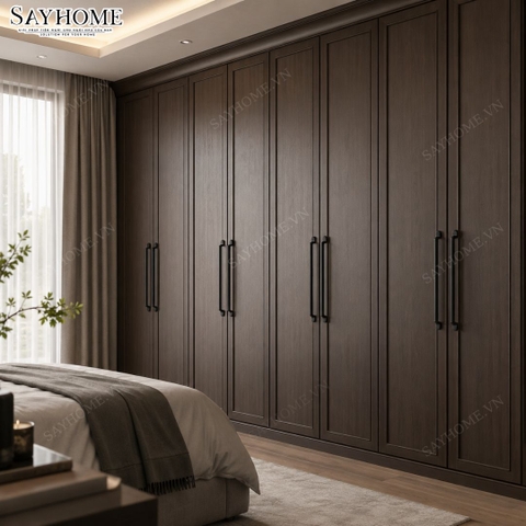 Tay nắm tủ hiện đại màu đen mờ SH9223