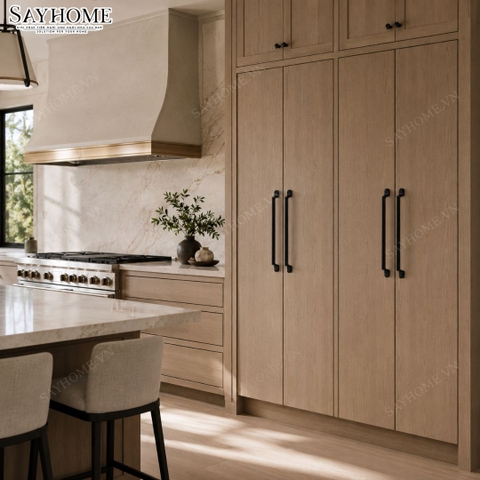 Tay nắm tủ hiện đại màu đen mờ SH9223