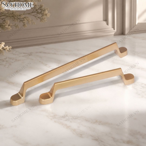 Tay nắm tủ hiện đại màu vàng gold SH9223