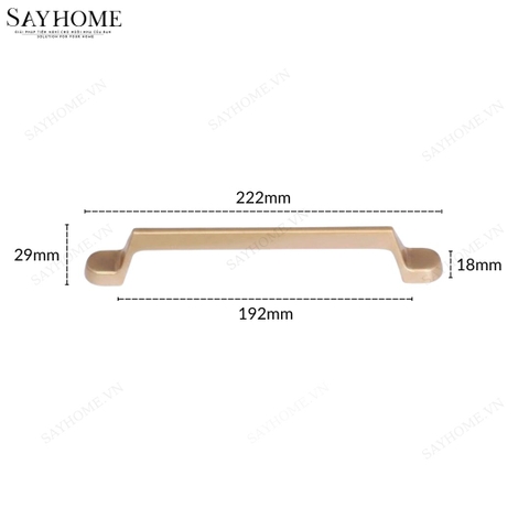 Tay nắm tủ hiện đại màu vàng gold SH9223