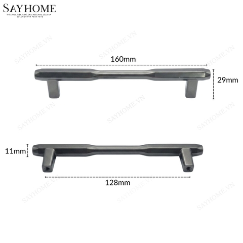 Tay nắm tủ hiện đại màu xám SH9241 tại thành phố Hồ Chí Minh