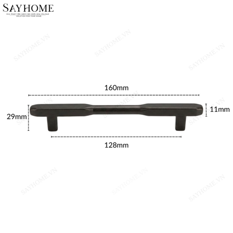 Tay nắm đũa hiện đại màu đen SH9241 tại Tân Bình