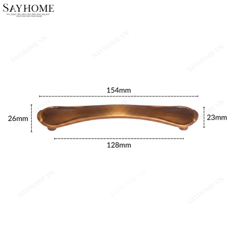 Tay nắm tân cổ điển Vintage màu đồng SH9387 tại thành phố Hồ Chí Minh