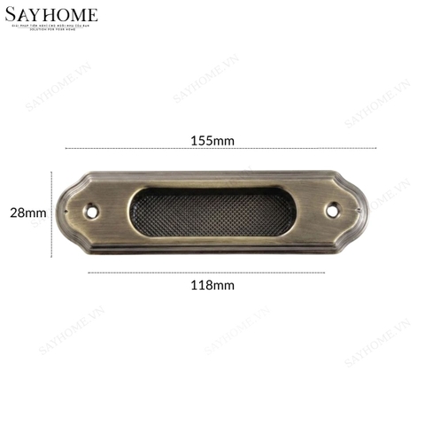 Tay nắm âm tủ hiện đại cao cấp màu đồng SH94D11 tại thành phố Hồ Chí Minh