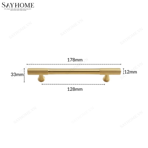 Tay nắm đũa tân cổ điển vintage màu vàng gold SH9632 tại thành phố Hồ Chí Minh