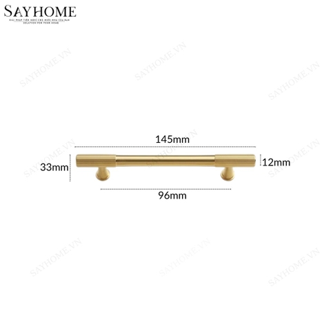 Tay nắm đũa tân cổ điển vintage màu vàng gold SH9632 tại thành phố Hồ Chí Minh