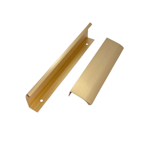 Tay nắm tủ áo thanh dài hiện đại màu vàng xước SH160