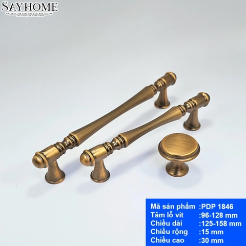 Tay nắm tủ cổ điển PDP1846