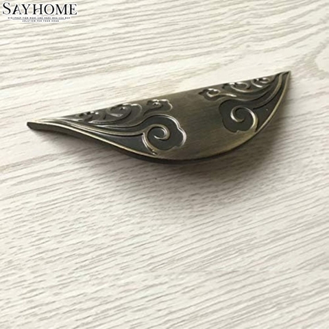 Tay nắm tủ tân cổ điển vintage màu đồng SH5545