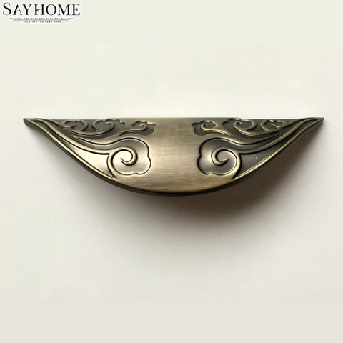 Tay nắm tủ tân cổ điển vintage màu đồng SH5545