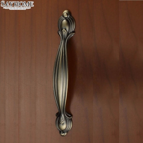 Tay nắm tủ tân cổ điển vintage màu đồng SH8855