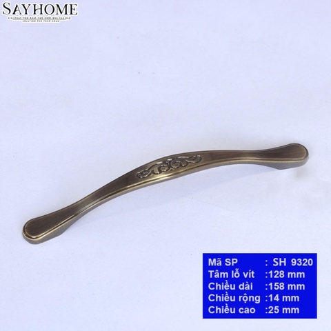 Tay nắm tủ cổ điển màu đồng SH9320