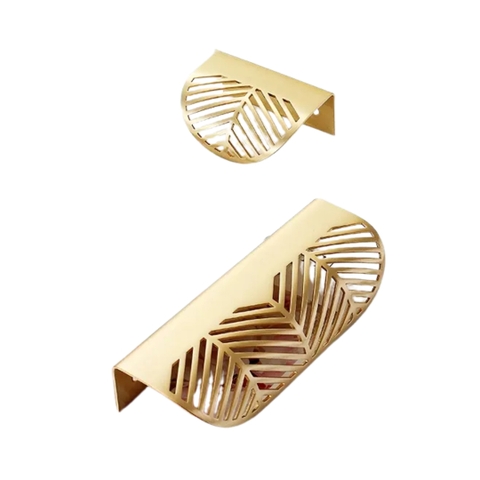 Tay nắm tủ hiện đại màu vàng đồng SH2211