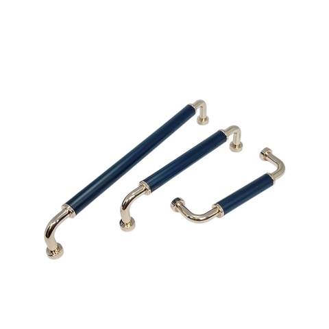 Tay nắm tủ hiện đại màu đen vàng gold SH8110