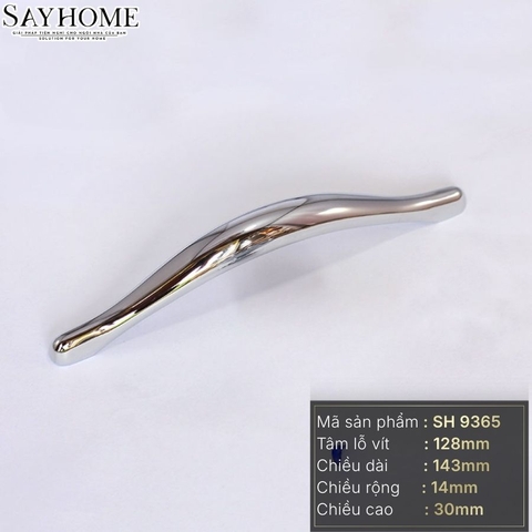 Tay nắm tủ hiện đại màu inox bóng SH9365
