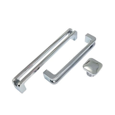 Tay nắm tủ hiện đại màu inox SH5081
