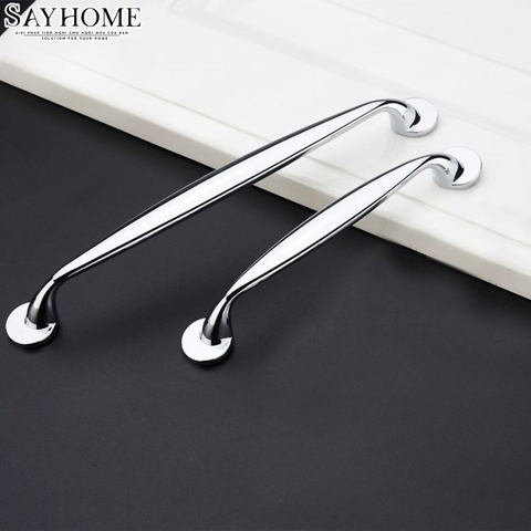 Tay nắm tủ hiện đại màu inox SH8885