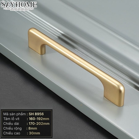 Tay nắm tủ hiện đại màu vàng gold SH8956