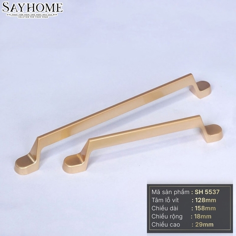Tay nắm tủ hiện đại màu vàng gold SH9223