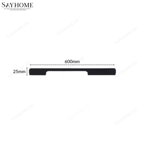 Tay nắm tủ hiện đại màu vàng và đen SH5511