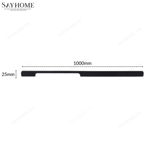 Tay nắm tủ hiện đại màu vàng và đen SH5511
