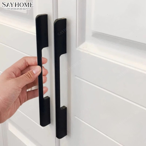 Tay nắm tủ hiện đại màu đen SH5D51V1 tại Thành phố Hồ Chí Minh